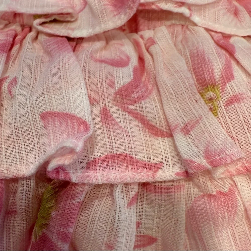Ralph Lauren Baby Girl Ruffle Dress Light Pink Size 9M, 2 Pcs NWT